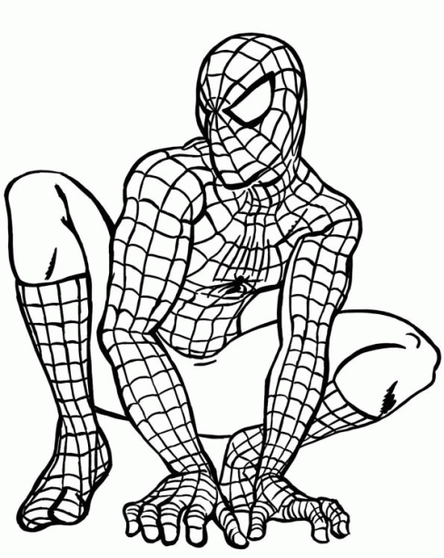 Spiderman - Dibujos para colorear