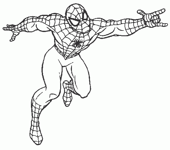 Spiderman - Dibujos para colorear