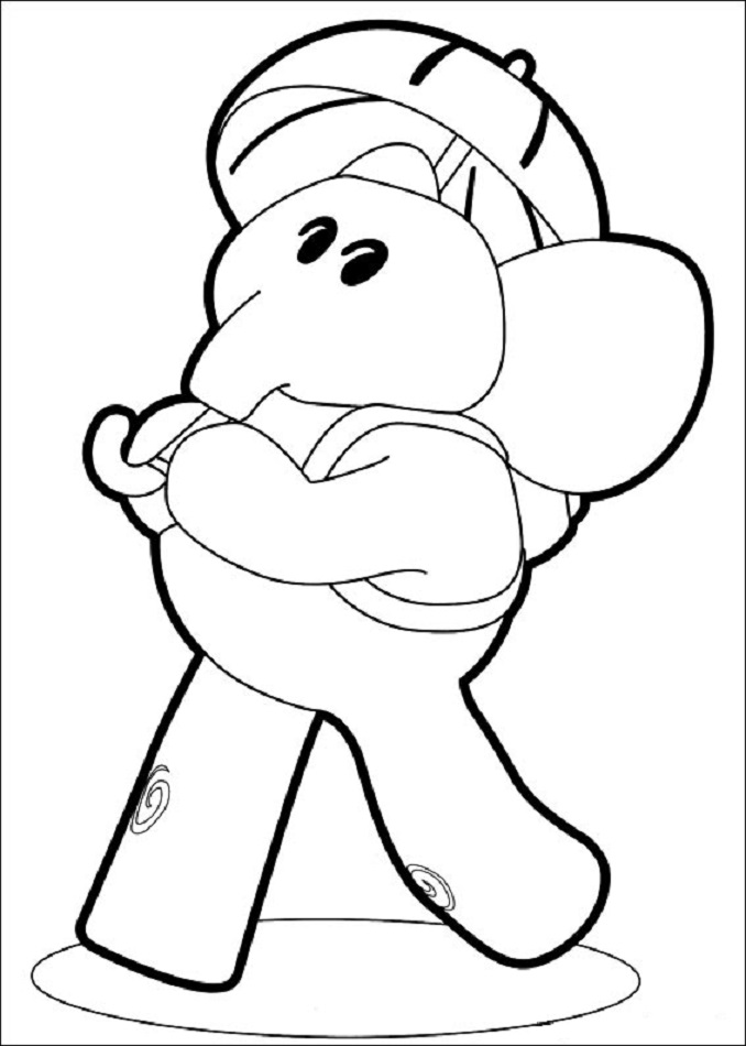 Featured image of post Pocoyo Elly Y Pato Para Colorear