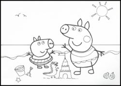 💠 Dibujos Peppa pig para imprimir y colorear - Dibujosparacolorear.eu