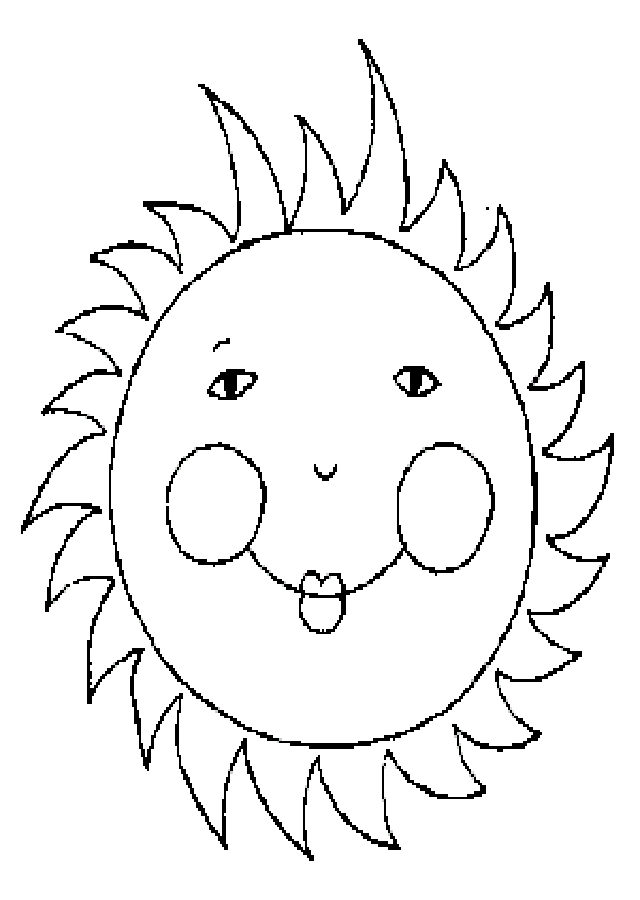 El Sol Dibujos Para Colorear