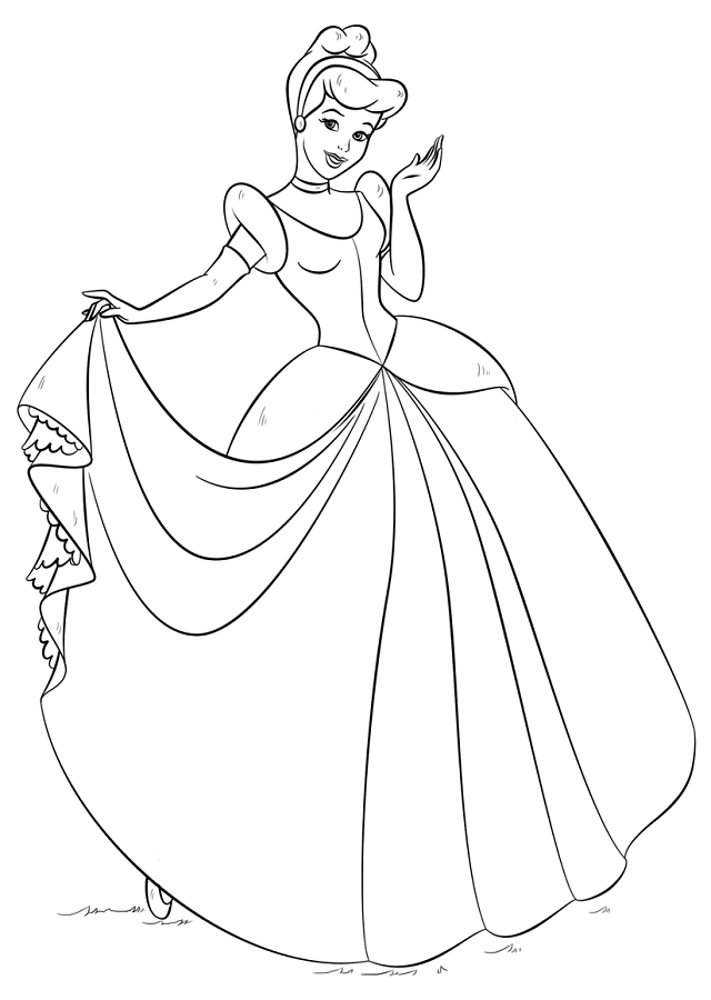 Disney princess sketch easy