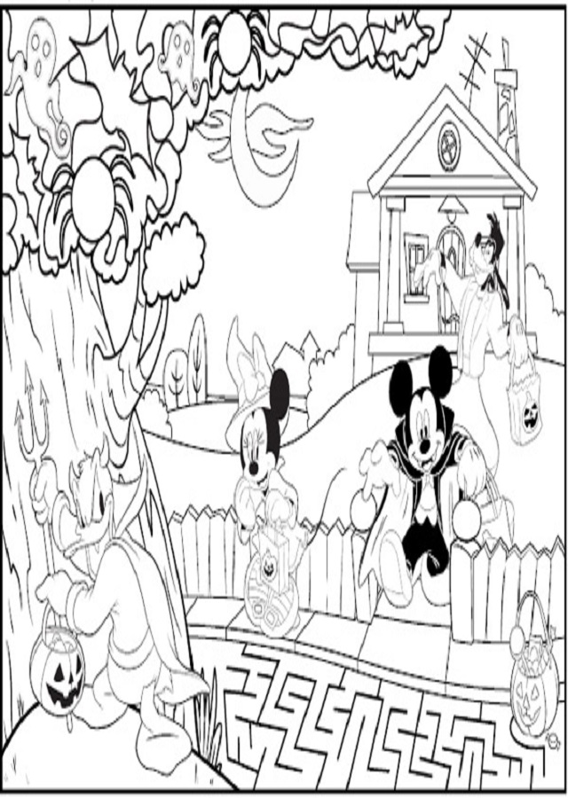 personajes la casa de mickey mouse disfrazados halloween