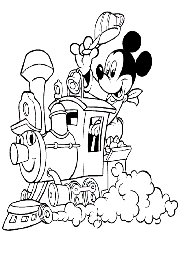 Dibujos De Mickey Minnie Pato Donald Dibujos Para Colorear