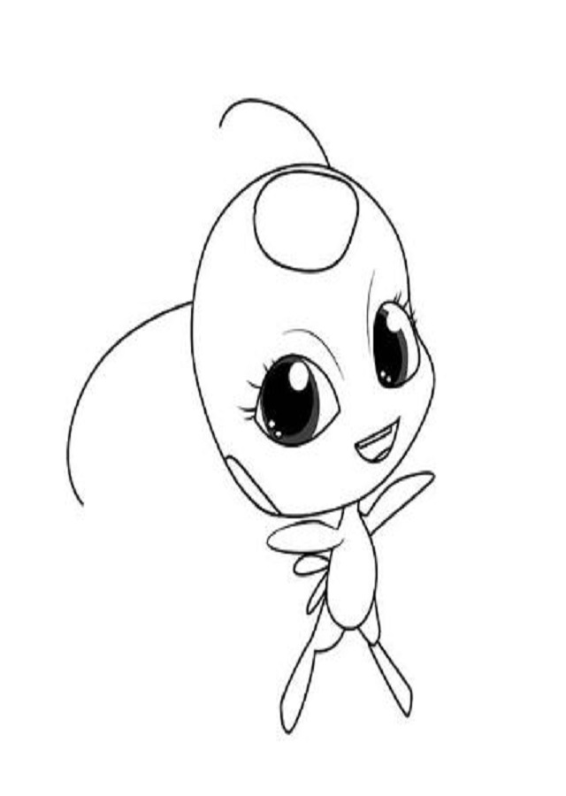 Tikki es una kwami que está conectada con el Mariquita Miraculous de Ladybug, que actualmente está en posesión de Marinette. Con la ayuda del poder de Tikki, Marinette usa sus aretes para transformarse en Ladybug. 