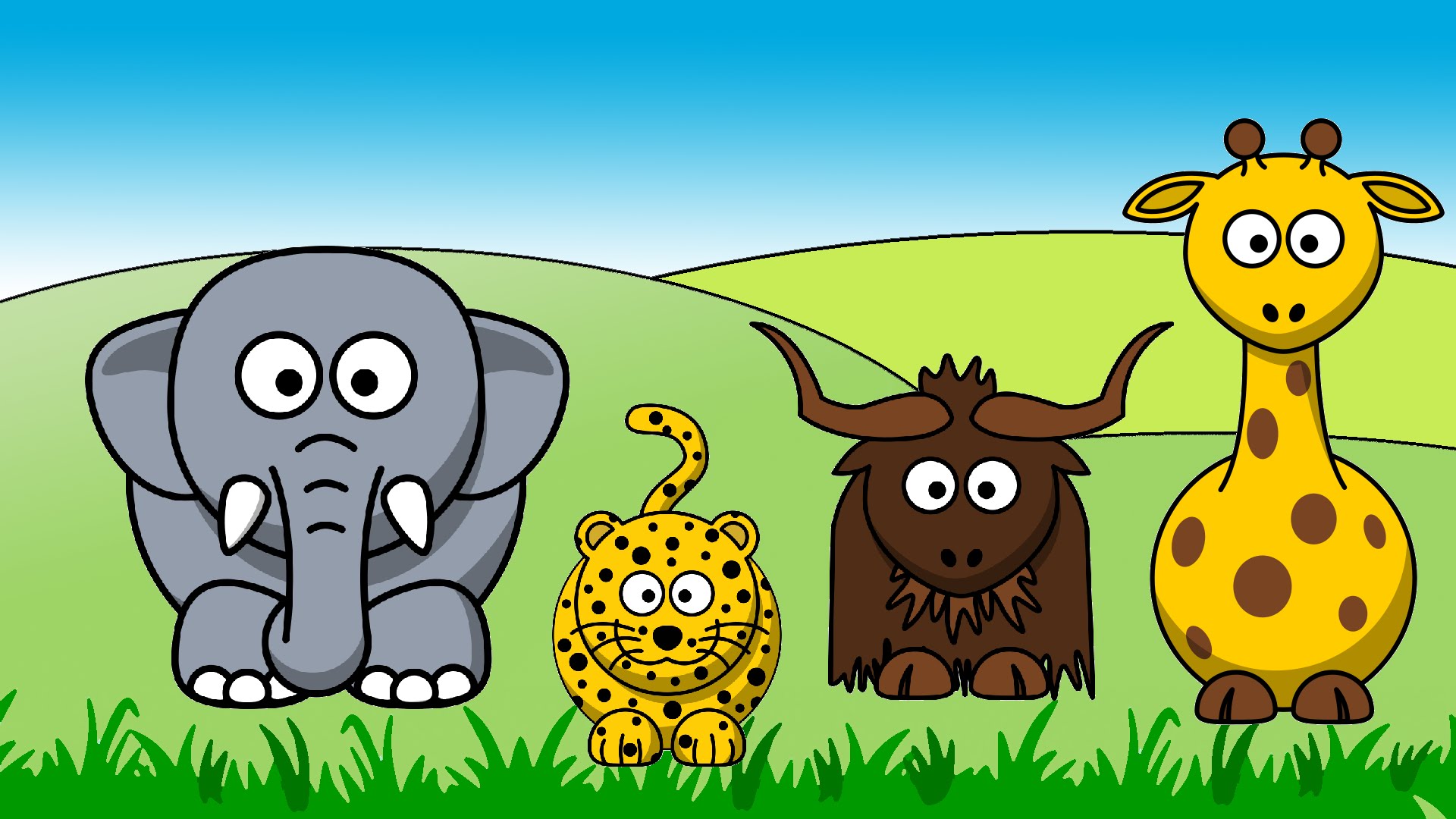 ▷ Dibujos para colorear de animales para niños 