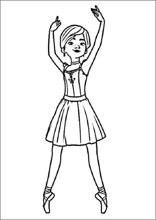 Featured image of post Dibujo Bailarina Para Colorear Dibujos de personajes de dibujos