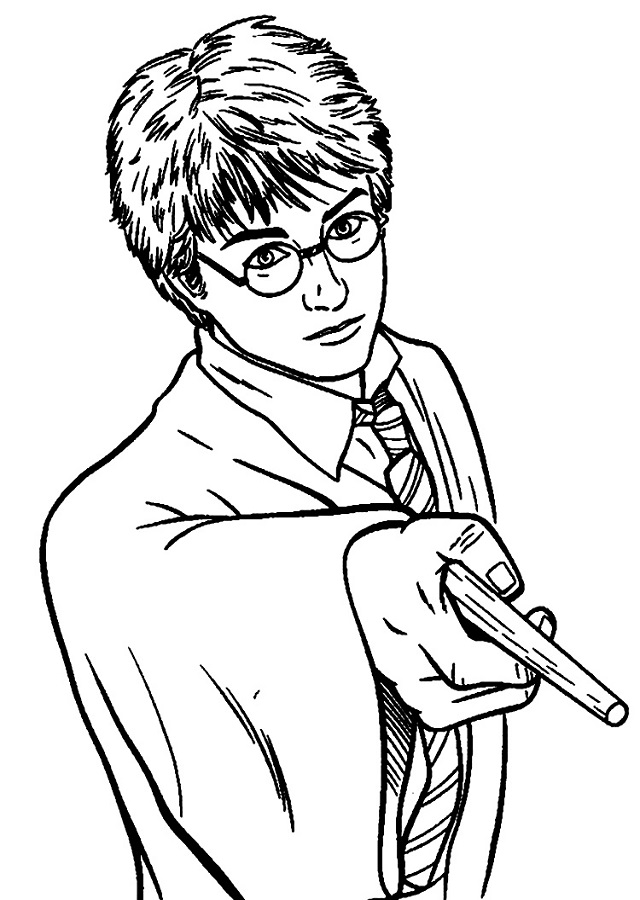 💠 Dibujos para colorear Harry Potter 