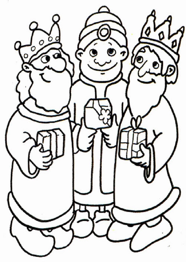 ? Dibujos para colorear Reyes Magos - Dibujosparacolorear.eu