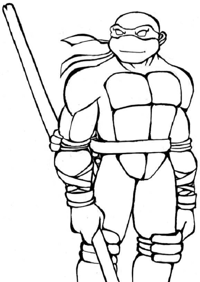 Tortugas Ninja Para Colorear Dibujosparacolorear Eu