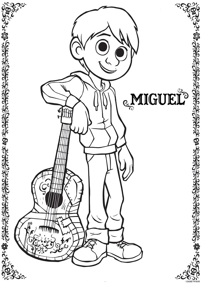 Miguel Rivera es el protagonista del largometraje de animación de Disney / Pixar, Coco. Es un niño de 12 años que se encuentra en el reino de los muertos durante la fiesta festiva del Día De Los Muertos.
