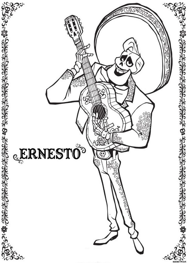 Ernesto De la Cruz es el ídolo de Miguel y el músico más famoso de la historia de México. Venerado por los fans de todo el mundo hasta su muerte prematura, el encantador y carismático músico es aún más querido en la Tierra de los Muertos