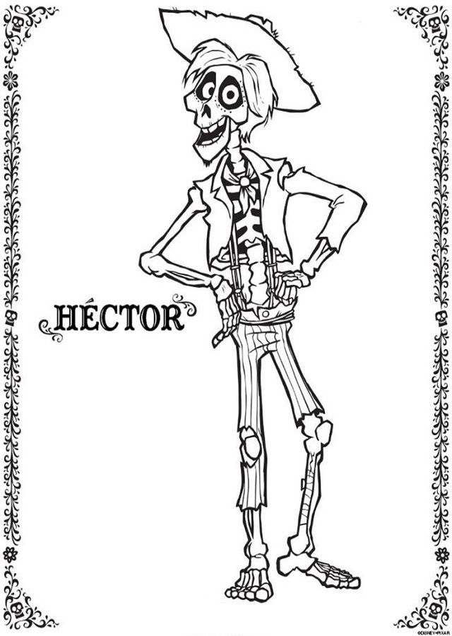 Héctor es uno de los personajes principales de la película de Disney/Pixar, Coco. Héctor es travieso y le encanta jugar bromas, pero sigue siendo benevolente y amistoso.