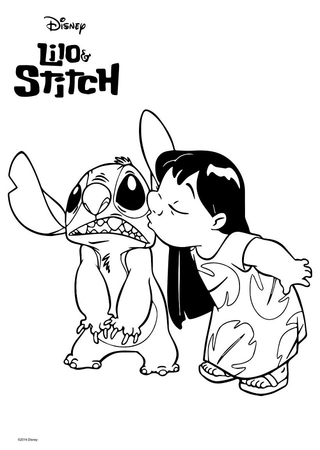 ð  Lilo &amp; Stitch - Dibujosparacolorear.eu