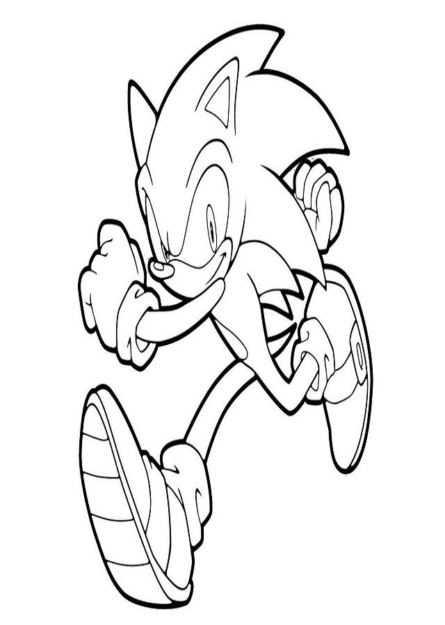 💠 Dibujos para colorear Sonic 