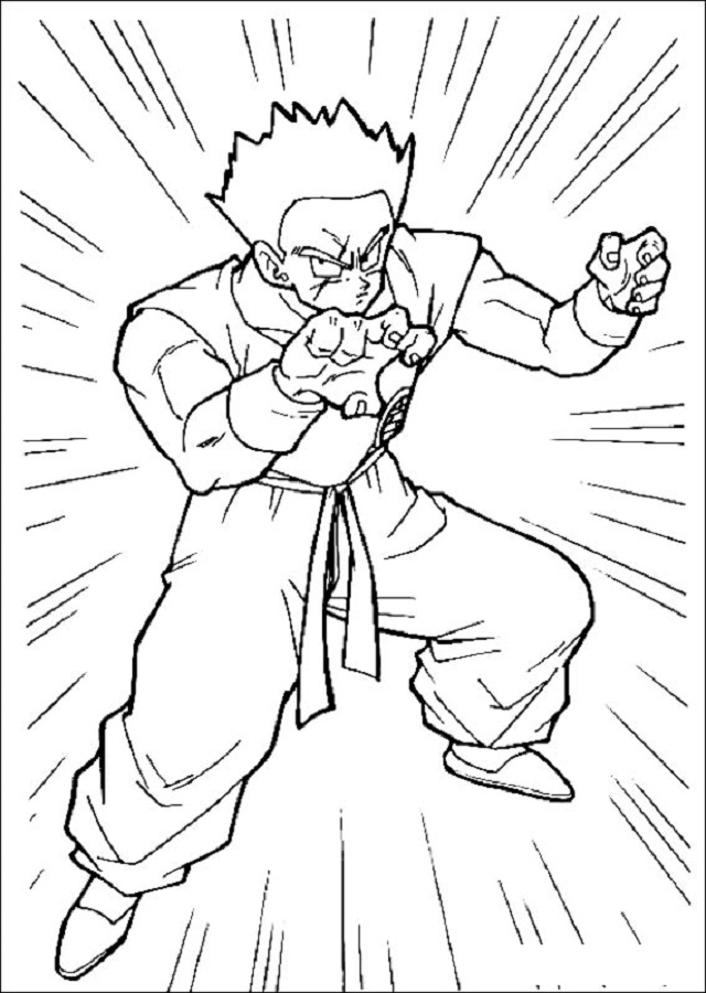 Dibujos para colorear gratis de dragon-ball-z para imprimir - Dragon Ball Z  - Just Color Crianças : Páginas para colorir para crianças