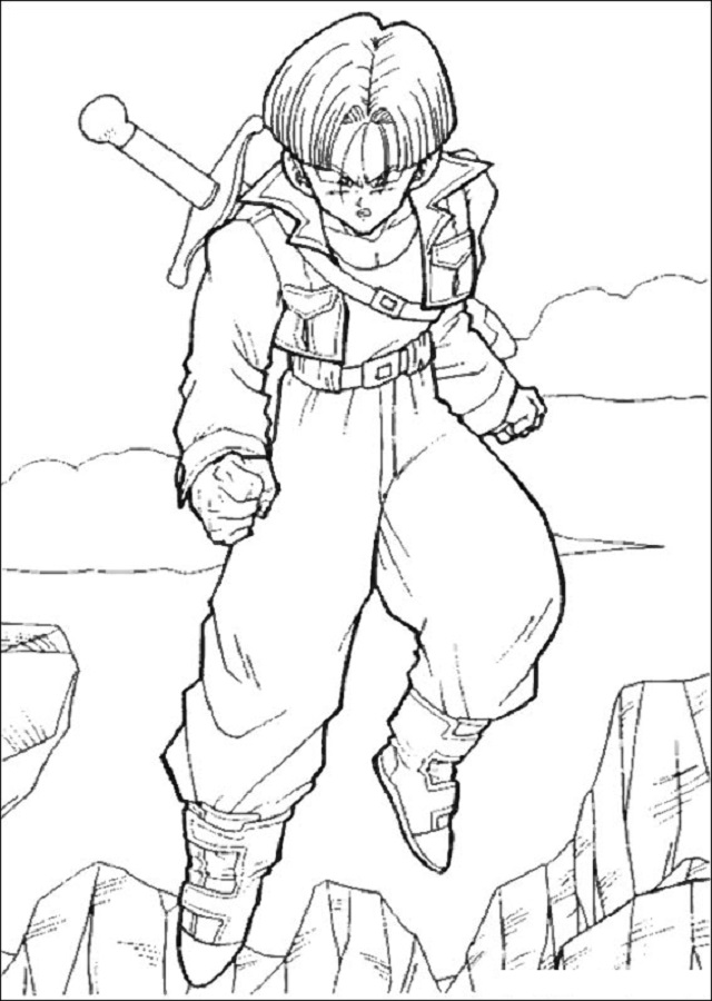 Dibujos para colorear gratis de dragon-ball-z para imprimir y colorear - Dragon  Ball Z - Just Color Crianças : Páginas para colorir para crianças