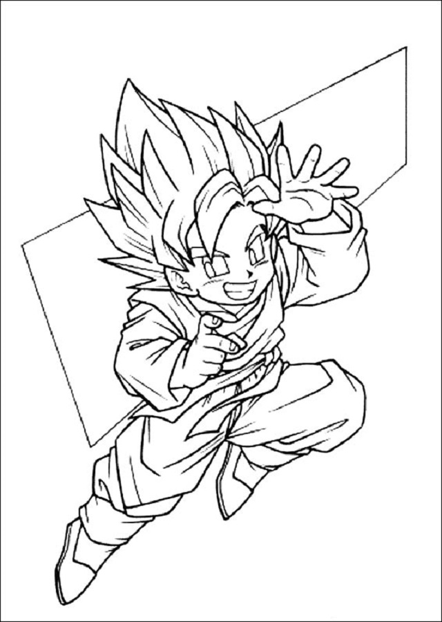 Dibujos para colorear para niños de dragon-ball-z, gratis, para descargar - Dragon  Ball Z - Just Color Crianças : Páginas para colorir para crianças