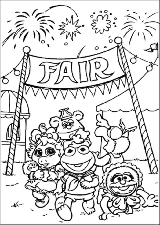 💠Dibujos para colorear Muppet Babies - Dibujosparacolorear.eu