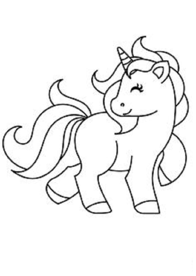 Featured image of post Dibujo Para Pintar Unicornio Bebe