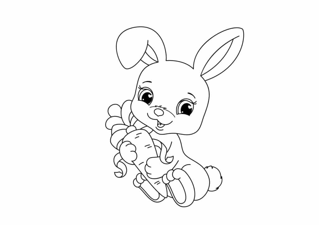 Conejos Para Colorear Dibujosparacolorear Eu.